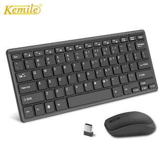 Mini Wireless Keyboard and Optical Mouse